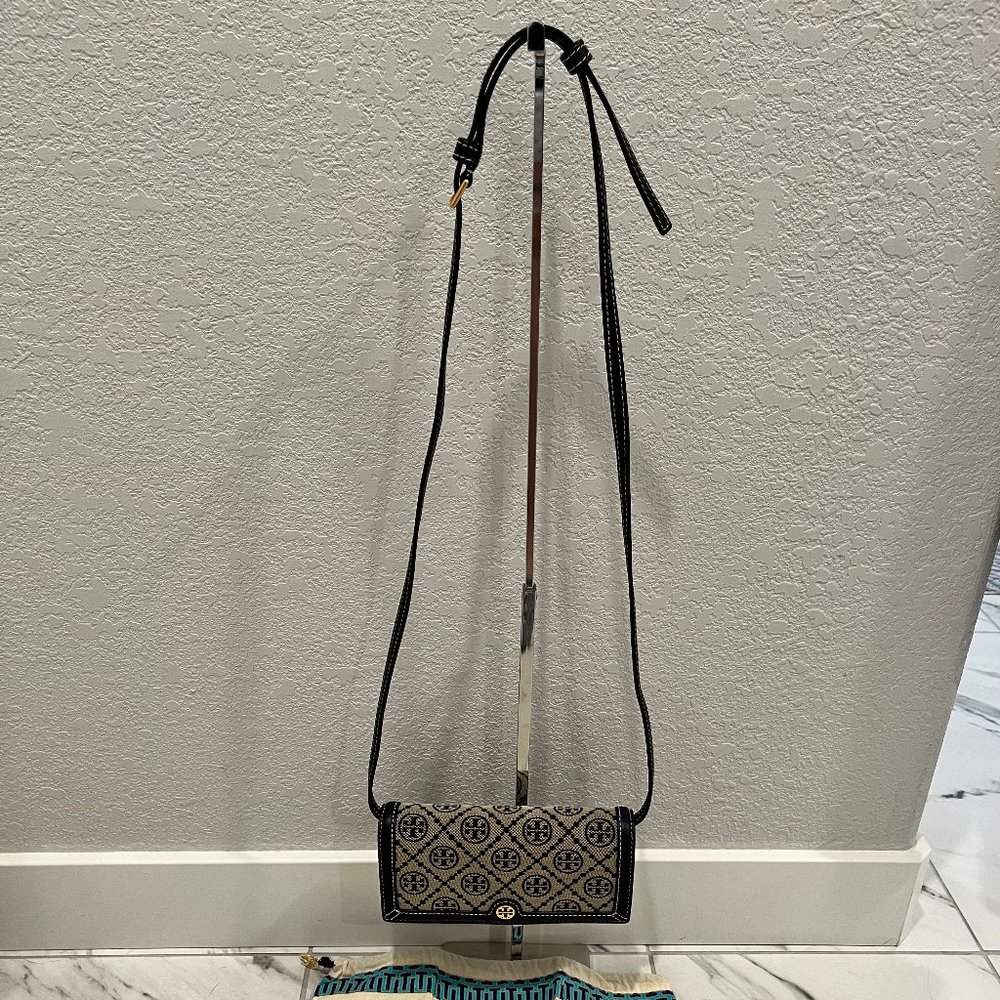 Tory Burch Jacquard Monogrammed Crossbody